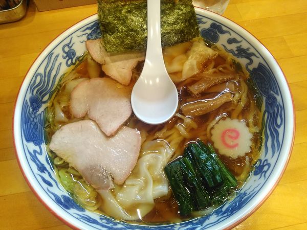 「ワンタン麺¥970」@白河手打中華そば 法隆の写真