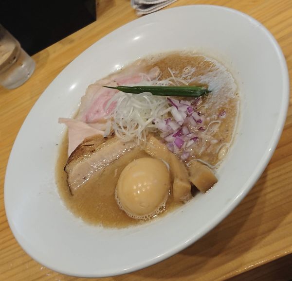 「【限定】銀だら極上絞り(味玉付き)」@麺匠 金衛門の写真