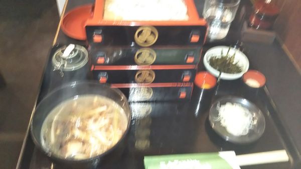 「重合鴨＋ざる1枚（計４枚）」@美濃屋文右衛門 池袋東口店の写真