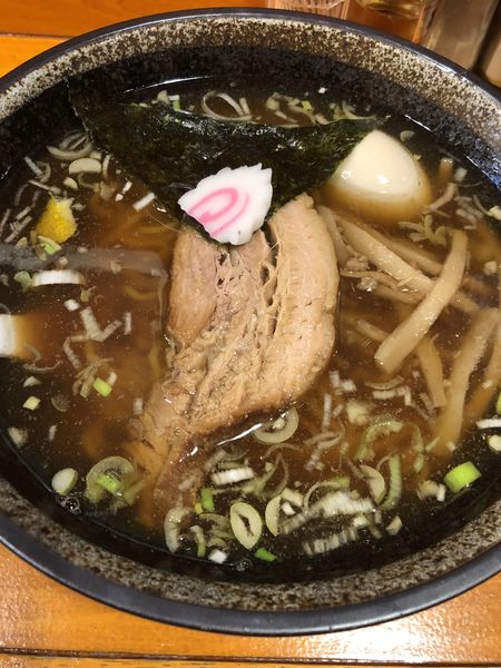 「中華そば（小）＋味玉」@中華そば はな田の写真