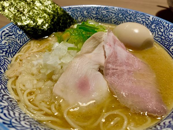 「煮干し鶏白湯そば」@麺や 渡海の写真