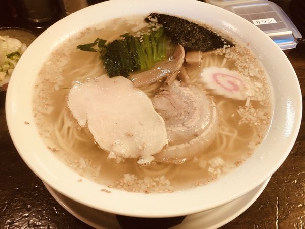 「塩ラーメン(600¥)大盛り無料」@中華そば ほん田の写真