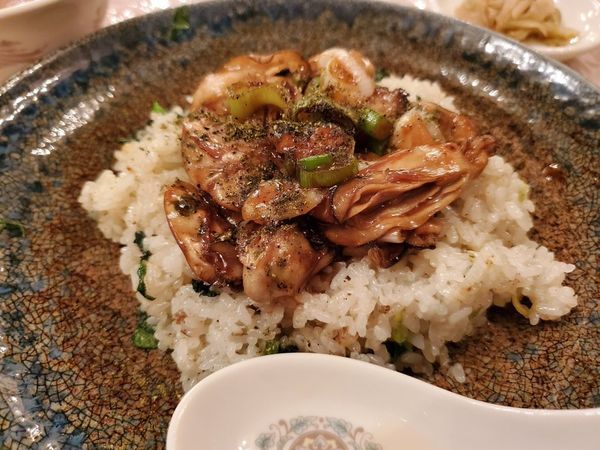 「カキチャーハン」@中国料理 龍鳳の写真