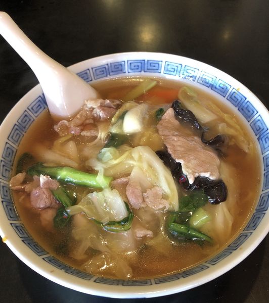 「肉うま煮そば　1100円」@亜細亜の写真