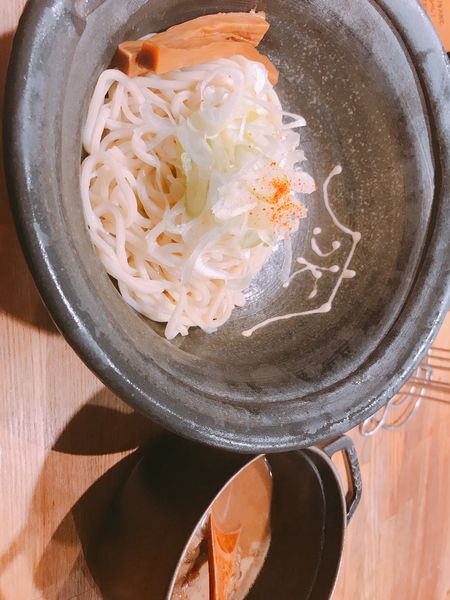 「もつつけめん 950円」@北野坂 奥の写真