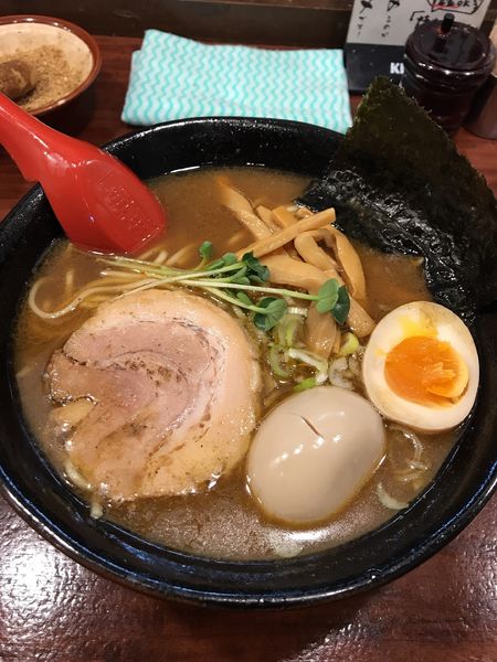 「中華そば＋味玉」@鰹節 辻もと つけ麺処の写真