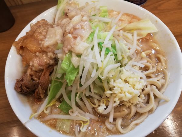 「小豚ラーメン」@ラーメン二郎 前橋千代田町店の写真