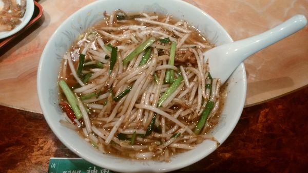 「ニラモヤシそば￥700-」@神田 天府の写真