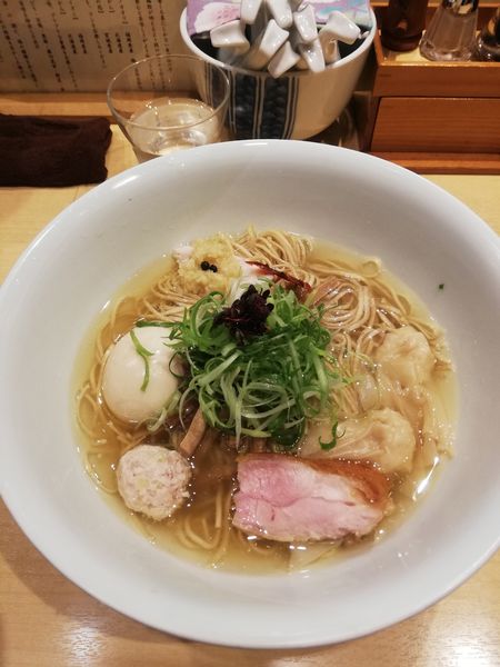 「特製塩そば　1350円」@饗 くろ㐂の写真