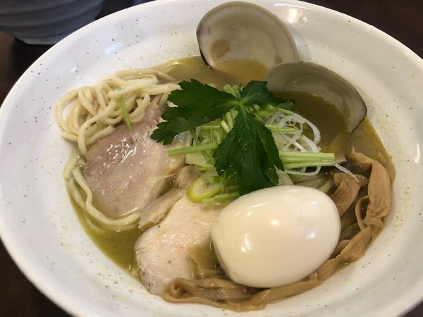 「味玉貝塩ラーメン1000円」@麺屋 心羽の写真