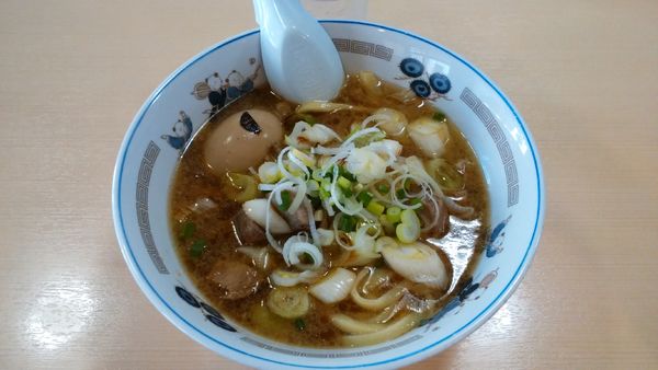 「ねぎラーメン＋味玉￥700-」@手打ラーメン 長八の写真