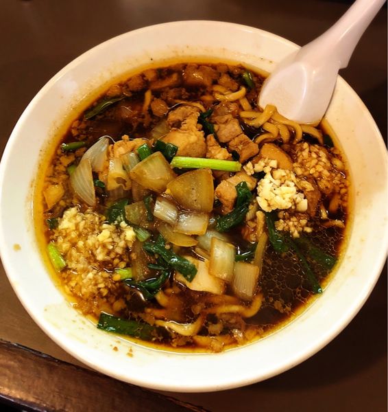 「スタ満ソバ(ショウガ.ニンニク)」@元祖スタミナ満点らーめん すず鬼の写真