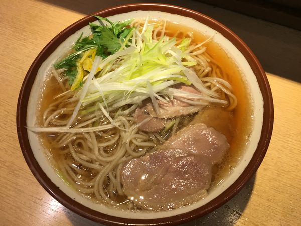 「鴨南蛮」@そばの神田 東一屋 サンモール店の写真