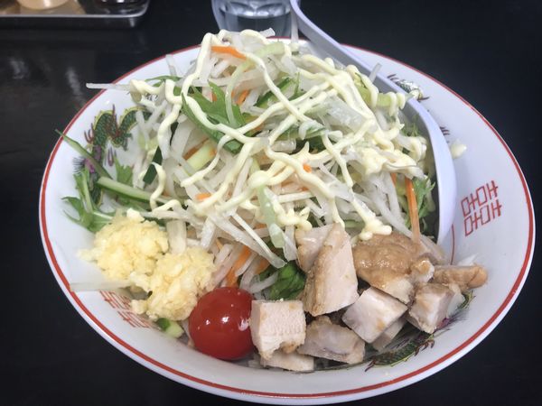 「冷やし中華」@肉だしラーメン 濃い豚の写真