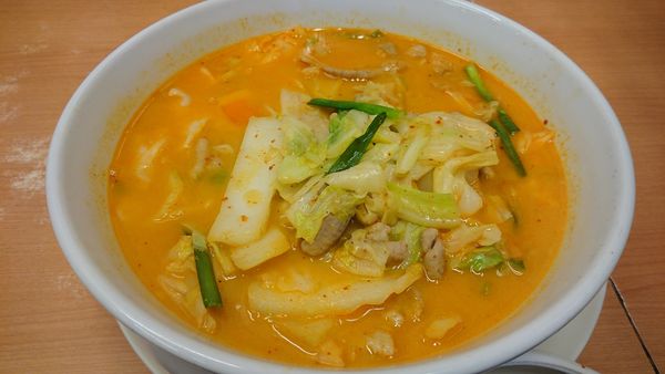 「モツ野菜ラーメン」@日高屋 関内伊勢佐木モール店の写真