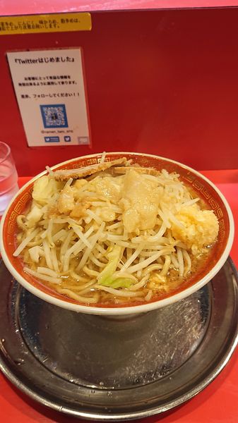 「大ラーメン   油マシ   ニンニク」@ラーメンタロー 大森の陣の写真