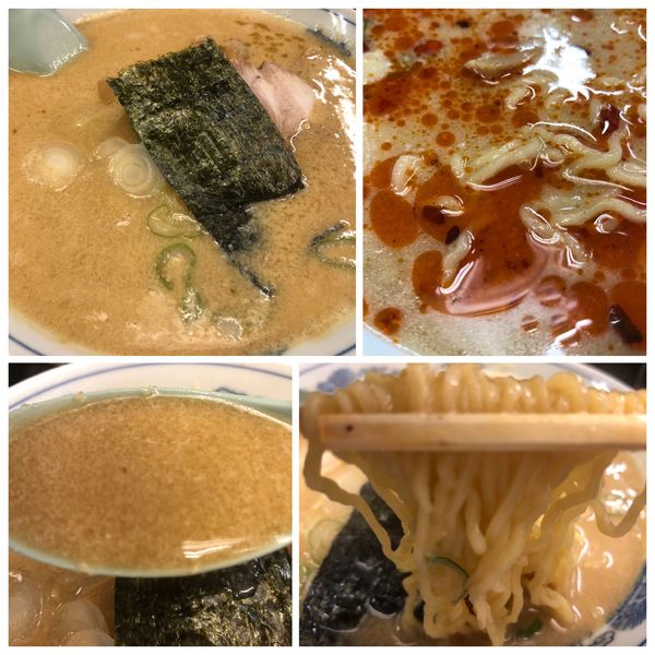 「山茂登ラーメン 1050円 + 餃子＋ビール」@手造りラーメン 山茂登の写真