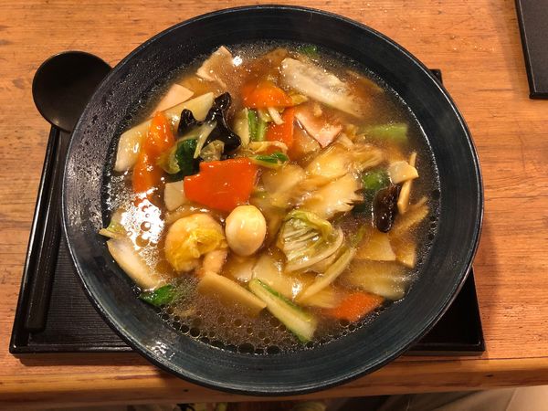 「八宝うま煮ラーメン」@ラーメン一筋 めん商人 南守谷店の写真
