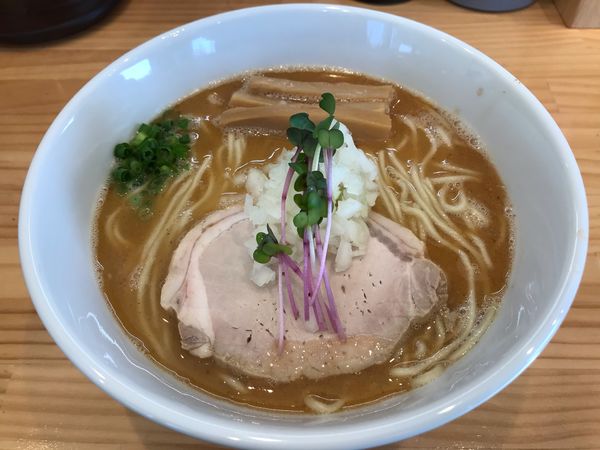 「濃厚海老らぁ麺　大盛　850円」@らぁ麺屋09。の写真