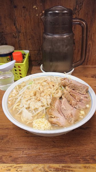 「大豚  ネギ  ニンニク  油マシ  カラメ」@ラーメン二郎 品川店の写真
