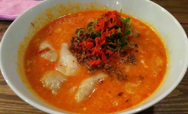 「担担そば+辛み増し」@地球の中華そばの写真