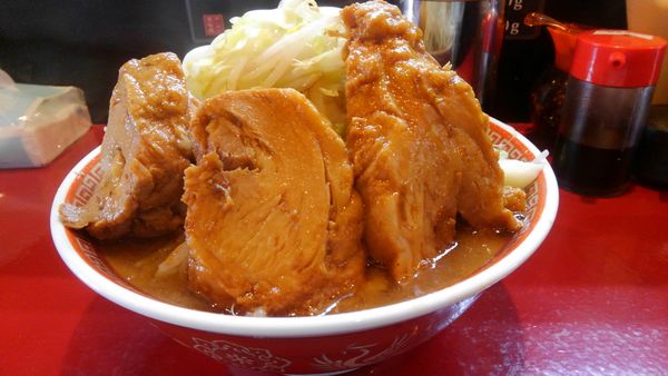 「超二郎(ﾔｻｲちょい増し. ﾆﾝﾆｸ普通)」@ラーメン異国龍の写真