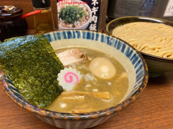 「煮番搾り特製」@つけめん 三三㐂の写真