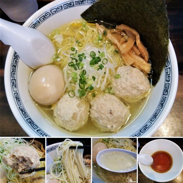 「塩ラーメン　800円」@稲荷屋の写真