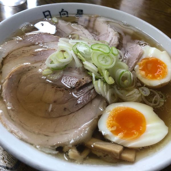 「チャーシューメン」@青竹手打ちラーメン 日向屋の写真
