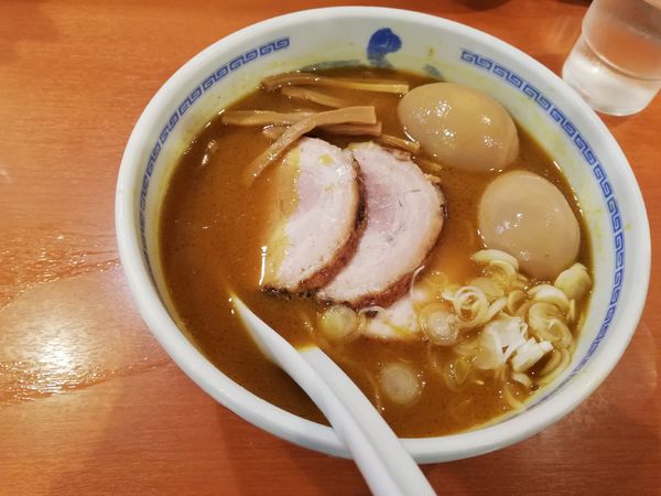「カレーラーメン」@たけちゃんにぼしらーめん 調布店の写真