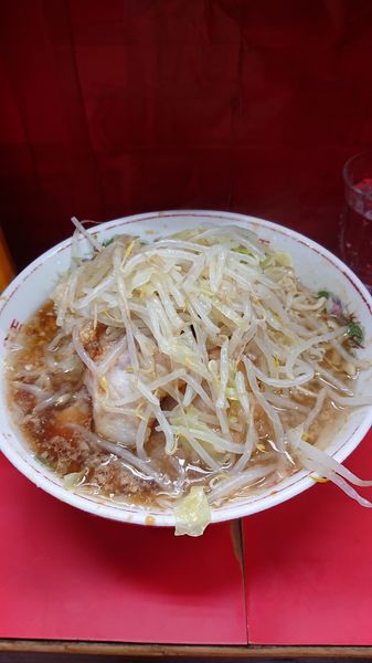 「小ラーメン  ニンニク  アブラ」@ラーメン二郎 三田本店の写真