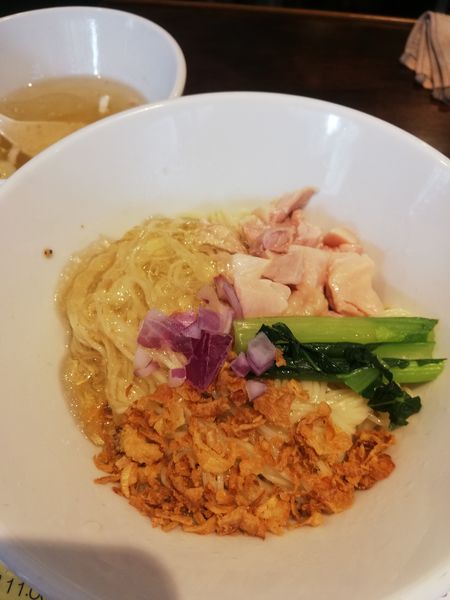 「冷たい油そば」@塩生姜らー麺専門店MANNISHの写真