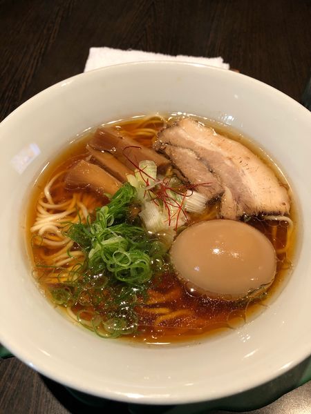 「醤油ラーメン煮卵 900円」@仙臺 くろくの写真