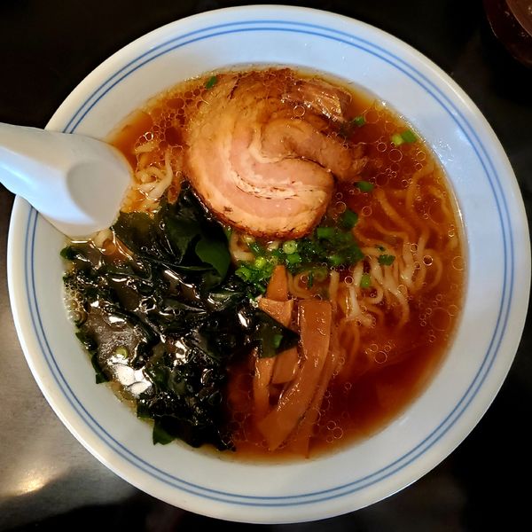 「手打ちラーメン(並)」@峠のラーメンの写真