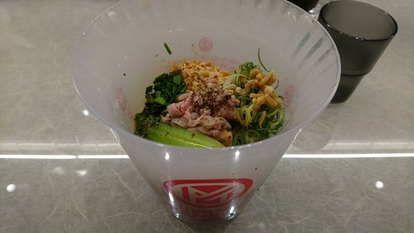 「【昼】汁なし牛とろシビレ担担麺」@Jikasei Mensho 渋谷パルコ店の写真