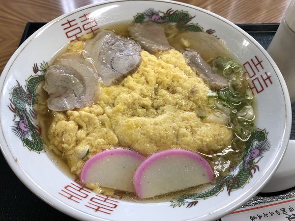 「中華とじ   ¥６５０」@麺類丼物一式 鶴丸の写真