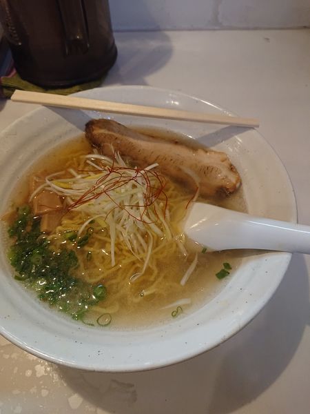 「塩ラーメン７５０円」@麺屋 のろし 函館の写真