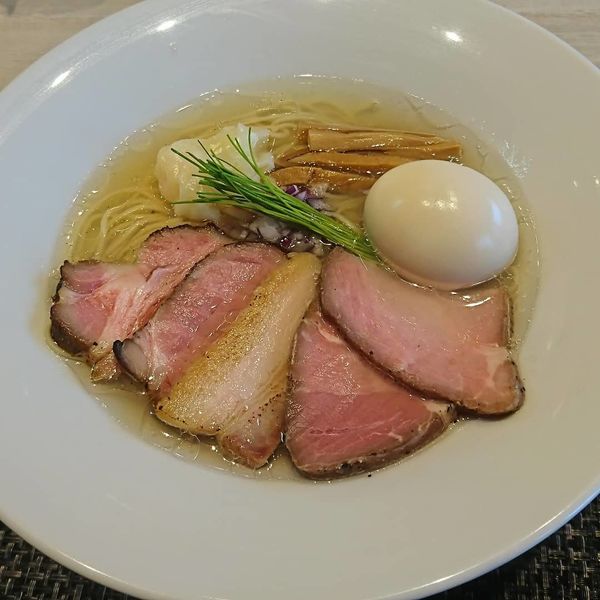 「特製中華蕎麦(塩)」@宍道湖しじみ中華蕎麦 琥珀 東京本店の写真