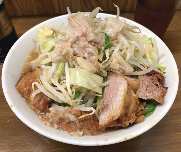 「小豚ラーメン　ヤサイニンニクアブラ　800」@ラーメン二郎 前橋千代田町店の写真