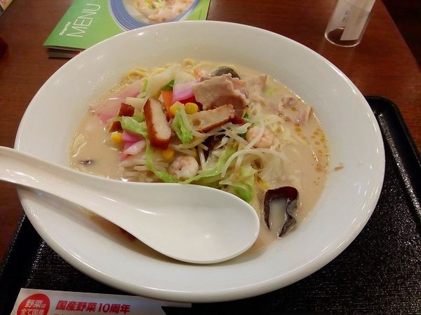 「ちゃんぽん麺2.0倍　　649円（税込み）」@長崎ちゃんぽん リンガーハット 浦和中尾店の写真