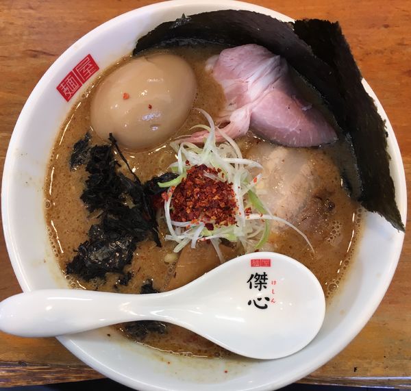 「傑心の辛旨ラーメン」@麵屋 傑心の写真