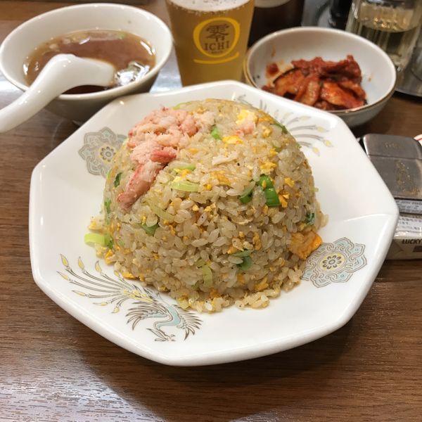 「カニチャーハン」@餃子舗 北京の写真