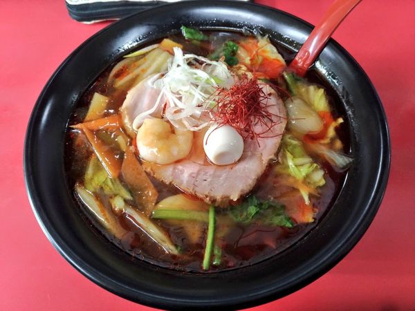 「期間限定 旨辛五目麺」@和風らーめん はるやの写真