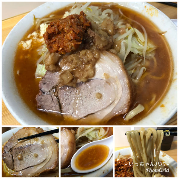 「味噌ラーメン 950円 麺少なめ」@俺の生きる道 白山店の写真