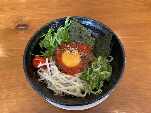 「徳山まぜそば　1050円」@Hino担担麺 kokuuの写真