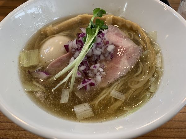 「煮干し味玉そば　平日限定」@アメノオトの写真