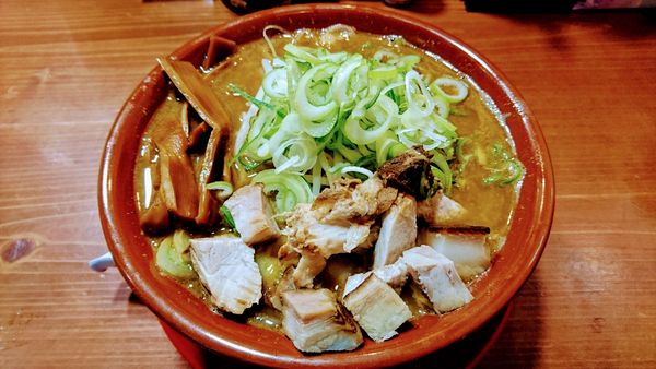 「にぼ味噌ラーメン(縮れ麺)」@長尾中華そば 東京神田店の写真