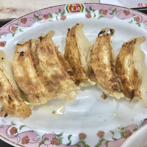 「餃子1人前(ラーメンセット1080円＋税)」@餃子の王将 ビビット南船橋店の写真