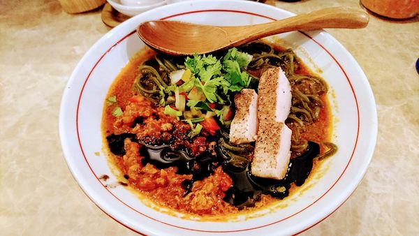 「【期間限定】チリトマラーメン(辛め)」@鶏ポタラーメン THANK 大門店の写真
