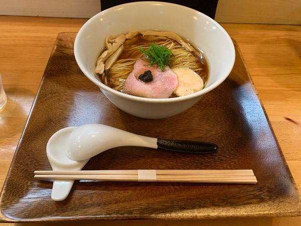 「ポルチーニ醤油ラーメン」@入鹿（IRUCA）-Tokyo-の写真
